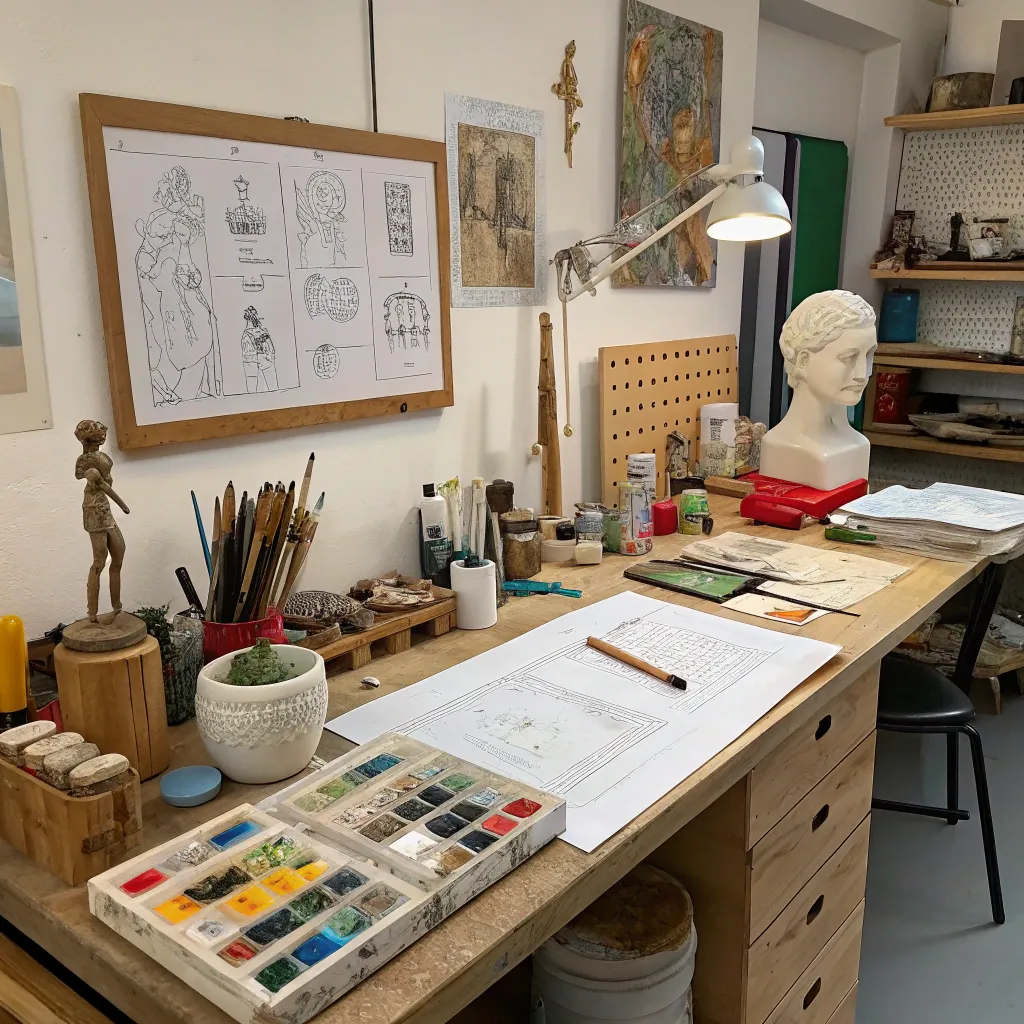 A glimpse of our creative workshop