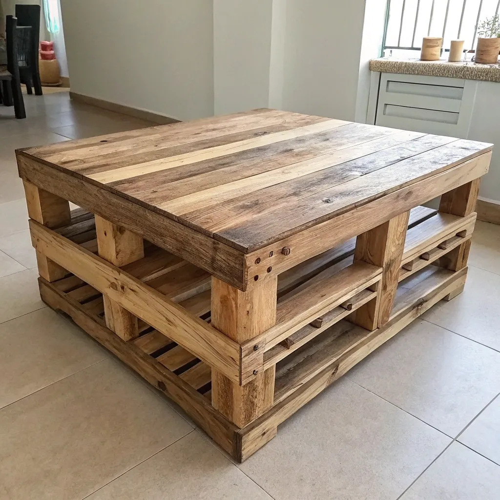 Crafted pallet table